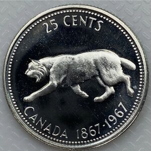 1967 Canadian Centennial Quarter